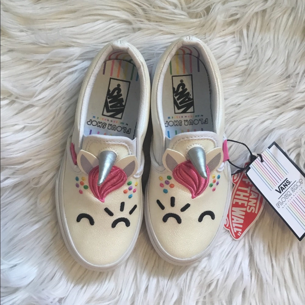 NWT Unicorn Vans. Little girl (toddler) size 13